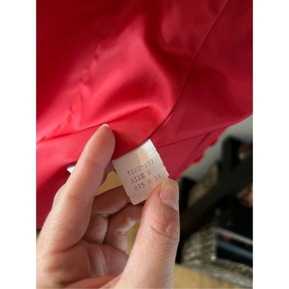 Pendleton Holiday Red 100% Wool Blazer Jacket Size 8 - Picture 5 of 7